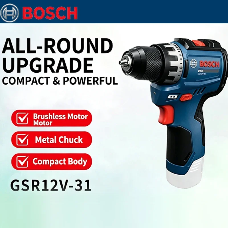 Power Tools Diy - Bosch GSR 12V-31 Brushless Electric Drill