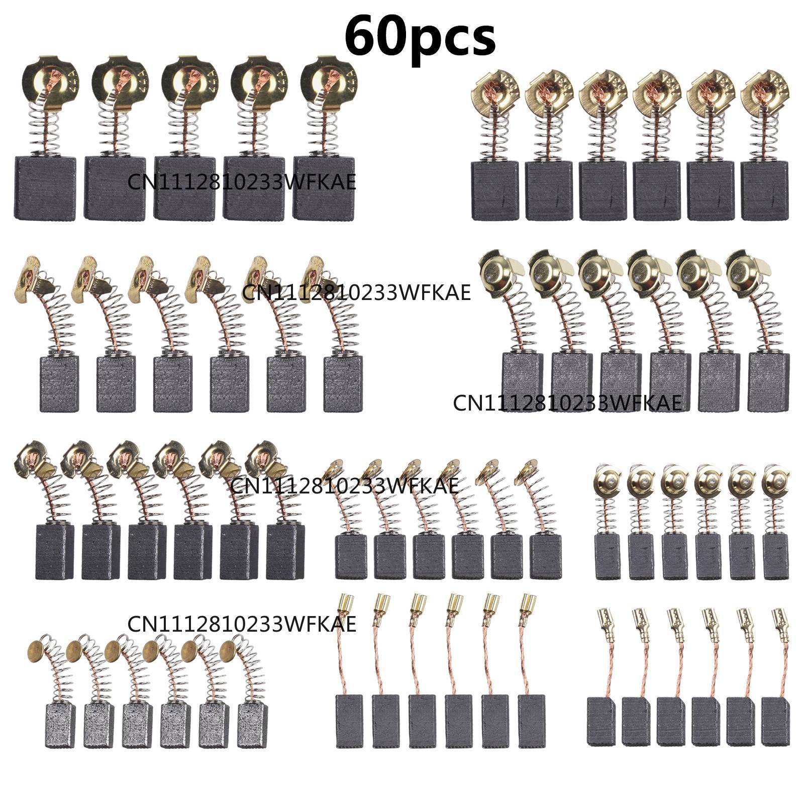 Power Tools Hammer - 60Pcs/set 10 Sizes Electric Motor Carbon