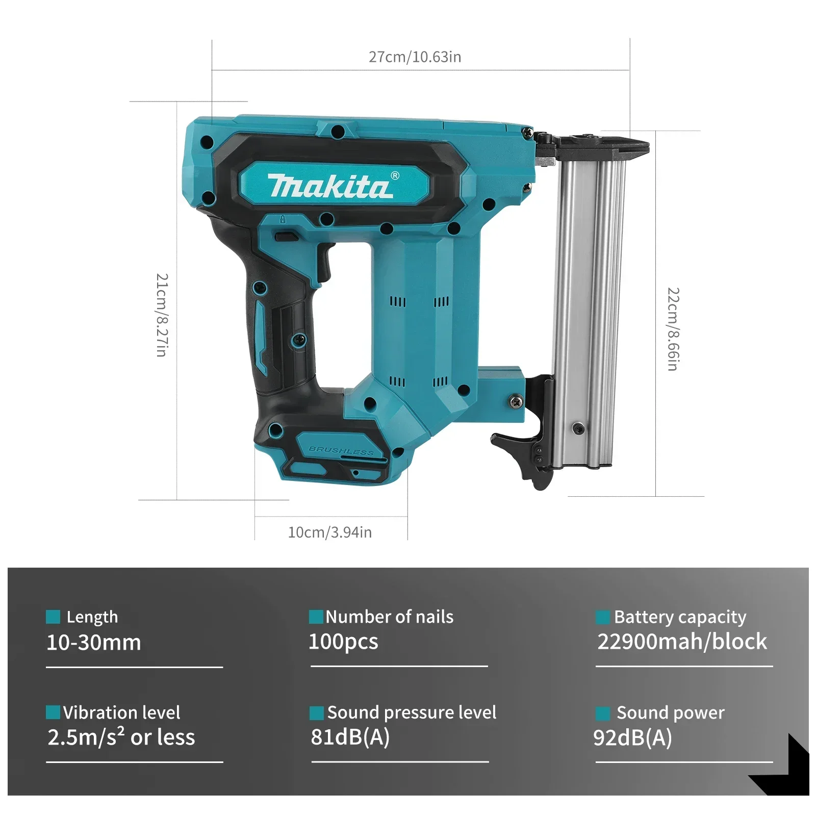 Makita F30 Cordless Electric N - Staple Gun Electric ulasan dan harga
