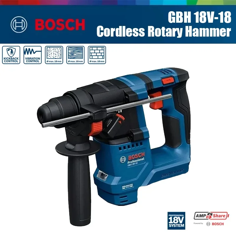 Bosch GBH 18V-18 Cordless Rota - Power Tools Hammer ulasan dan harga