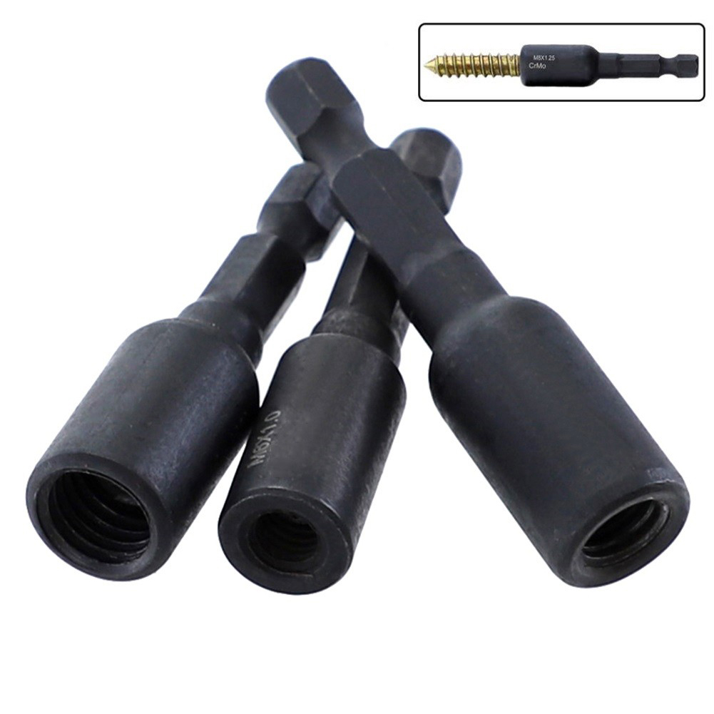 3Pcs Socket Adapter M6/M8/M10  - Power Tools Online ulasan dan harga