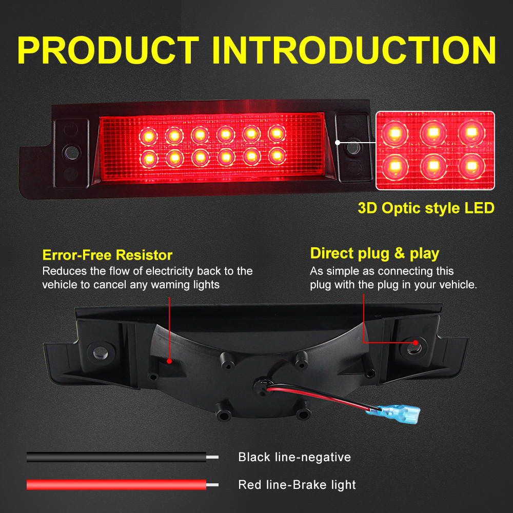 1PCS High Mount LED Tail 3rd T - Power Tools World ulasan dan harga
