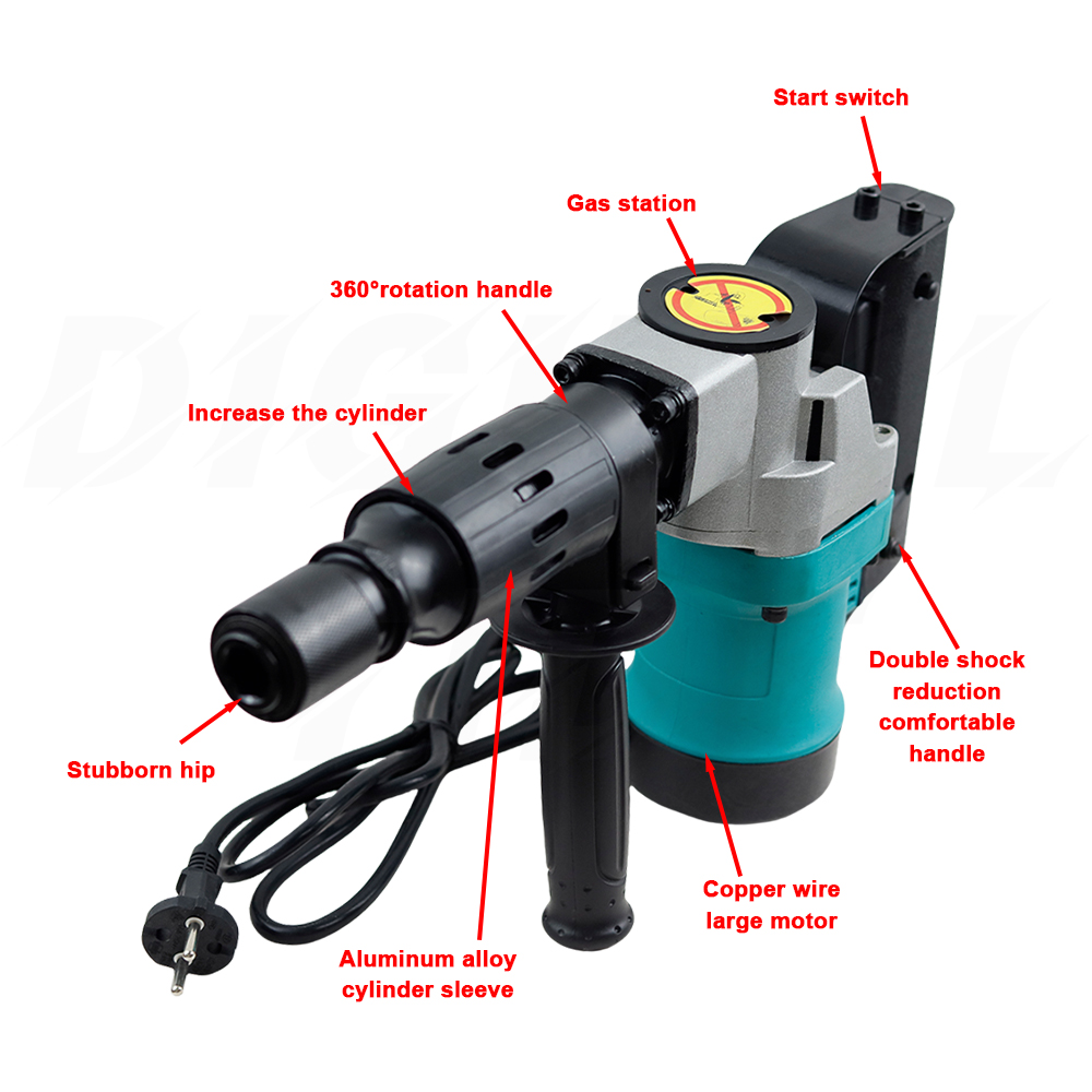 1200W Heavy Duty Electric Hamm - Power Tools Hammer ulasan dan harga
