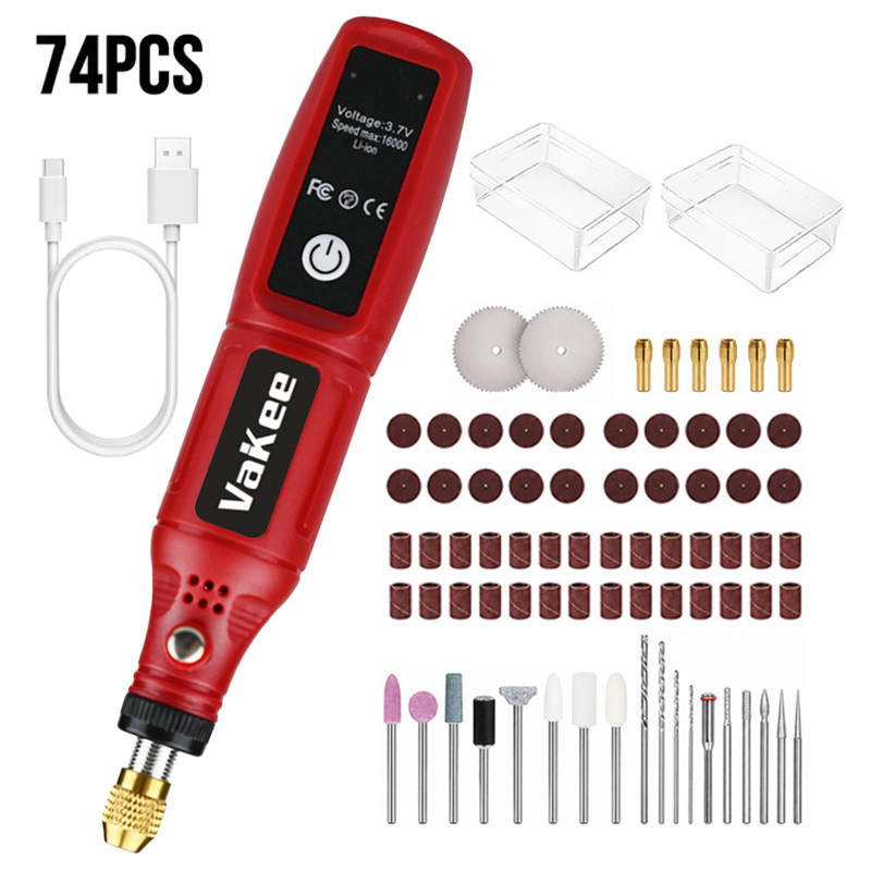 Vakee Cordless Rotary Tool 15C - Power Tools Diy ulasan dan harga