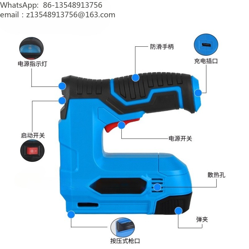 Cordless Lithium Electric Stap - Staple Gun Electric ulasan dan harga