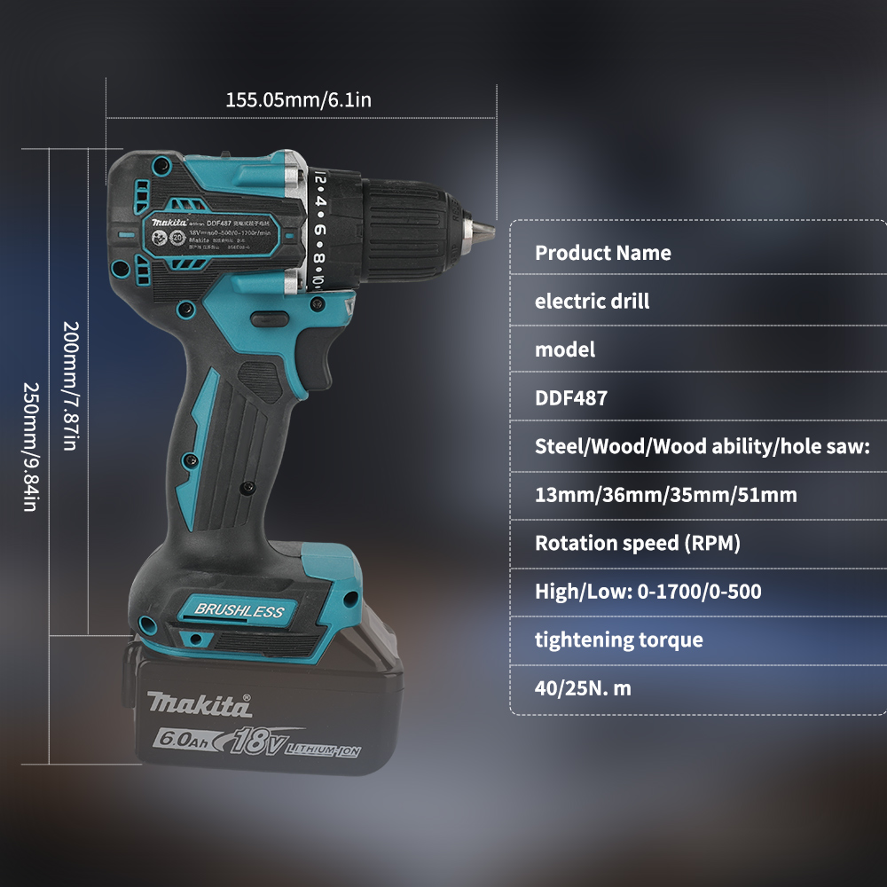 18V Brushless Cordless Drill 4 - Power Tools Online ulasan dan harga