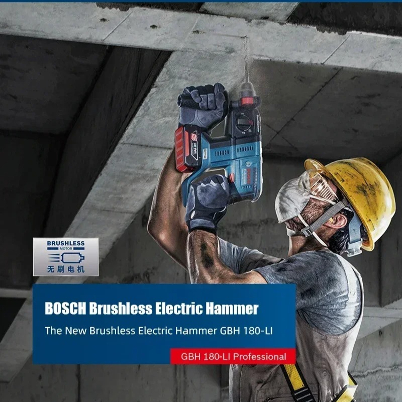 BOSCH GBH 180-LI Brushless Cor - Power Tools Hammer ulasan dan harga