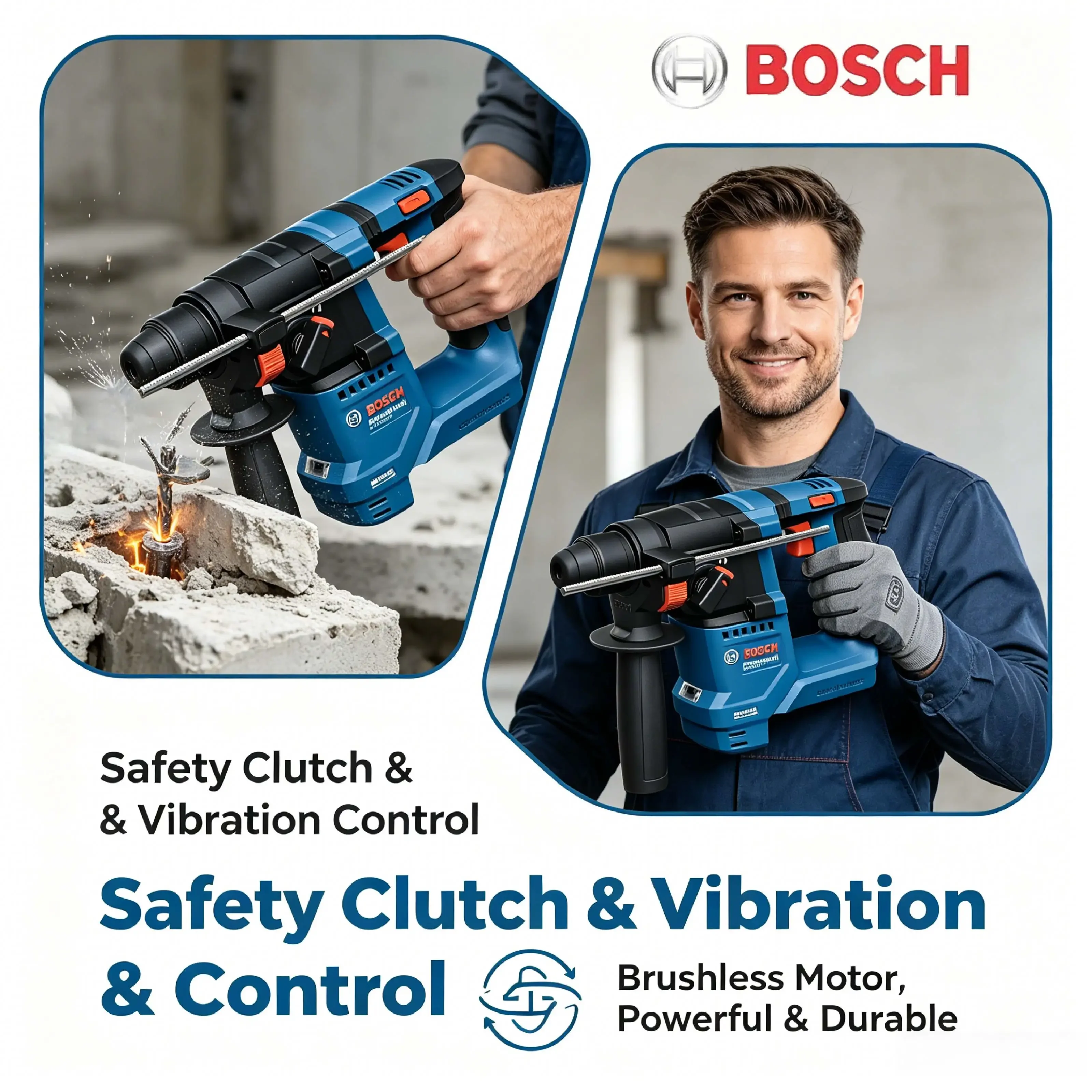 Bosch GBH 18V-18 18V Brushless - Power Tools Hammer ulasan dan harga