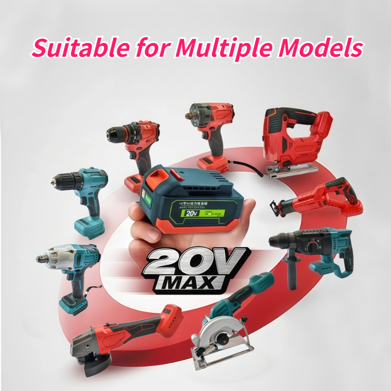 20V MAX 4.0/6.0/8.0AH Recharge - Power Tools Dongcheng ulasan dan harga