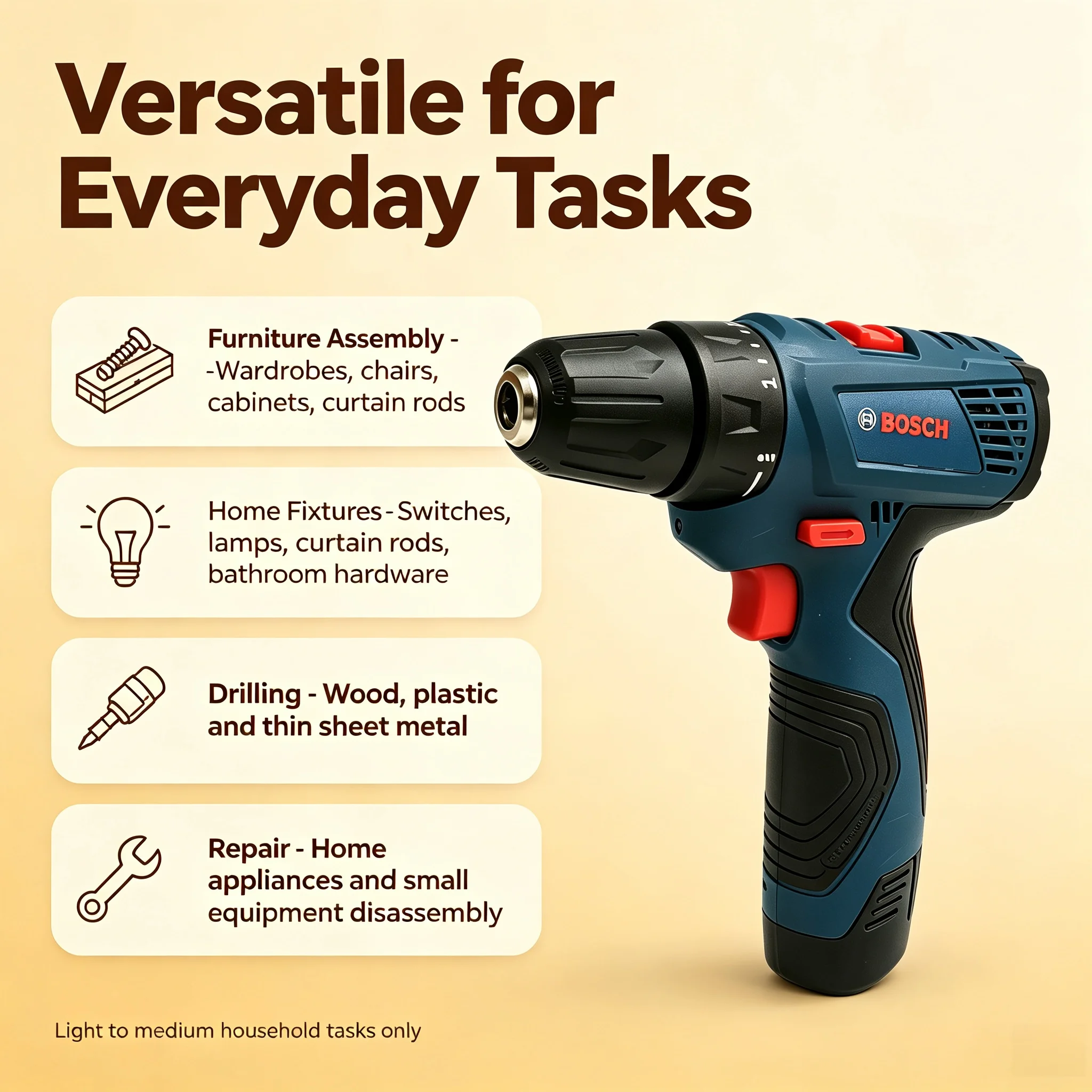 Bosch GSR120 Multi-Function Ha - Power Tools Diy ulasan dan harga