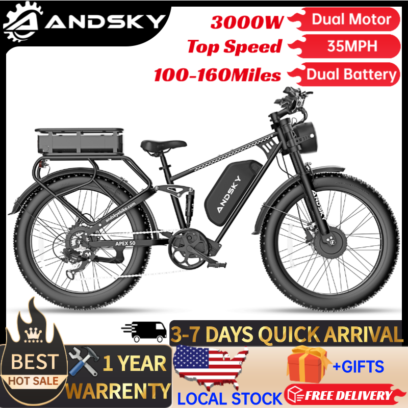 ANDSKY Apex50 AWD Electric Bik - Power Tools World ulasan dan harga