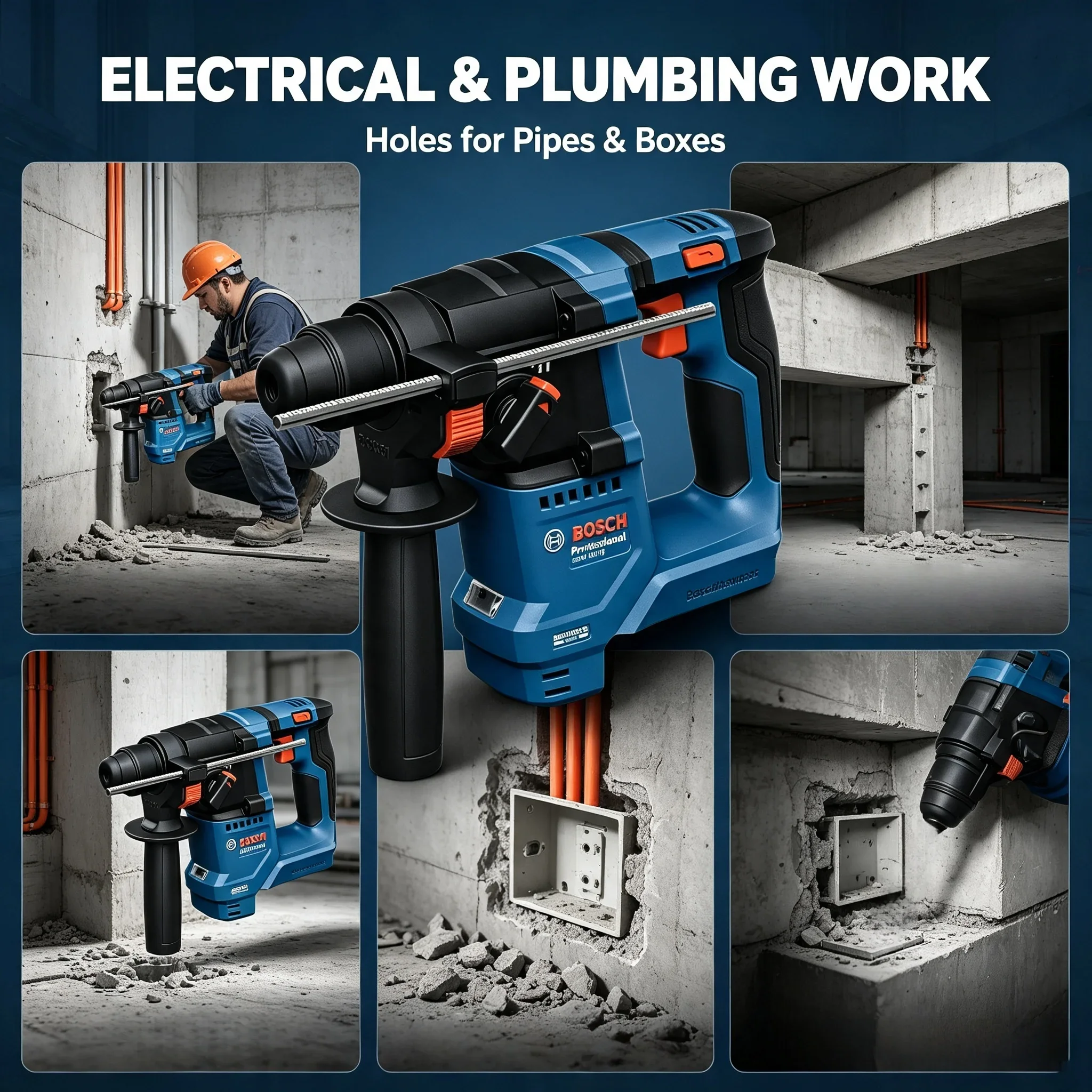 Bosch GBH 18V-18 Cordless Rota - Power Tools Hammer ulasan dan harga